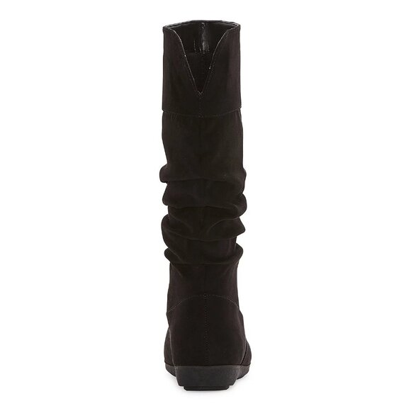 St. John's Bay Womens Kimble Flat Heel Slouch Boots in Black, 8.5 M - Picture 4 of 9